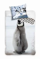 Pościel dla dzieci - Pościel młodzieżowa  bawełniana 160x200 pingwin - miniaturka - grafika 1