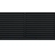 Ogrodzenia - Polbram Brama przesuwna bez przeciwwagi Kreta 5x1,5 m prawa czarna automat - miniaturka - grafika 1