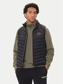 Kamizelki męskie - Napapijri Kamizelka A-Lapaz V NP0A4IA6 Czarny Regular Fit - miniaturka - grafika 1