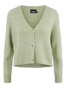 PIECES Damski kardigan NOOS BC PCELLEN LS Knit Cardigan Swamp, S - Swetry damskie - miniaturka - grafika 1