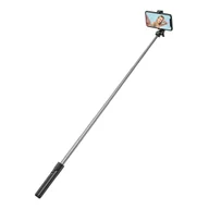 Selfie stick - 1 m selfie stick czarny - teleskopowy statyw na telefon z pilotem Bluetooth - miniaturka - grafika 1