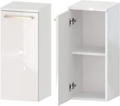 Szafki łazienkowe - Słupek Łazienkowy ROSEN 1D D L - Uchwyt Złoty - miniaturka - grafika 1