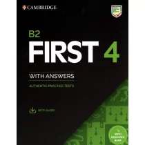 Cambridge University Press B2 First 4. Student's Book with answers with Audio and Resource Bank - Pozostałe języki obce - miniaturka - grafika 1
