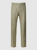 Garnitury - Chinosy o kroju slim fit z fakturowanym wzorem model ‘Paco’ - miniaturka - grafika 1