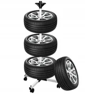 Akcesoria motoryzacyjne - Stojak Na Koła Opony Felgi Wieszak Regał Stelaż - miniaturka - grafika 1