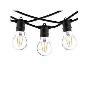 Nowodvorski Girlanda ogrodowa FESTOON LIGHTS dł. 6M 10xE27 max. 15W czarny 7873 - Lampy ogrodowe - miniaturka - grafika 1