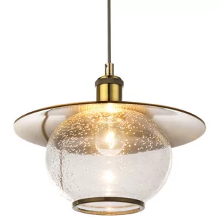 Globo Nevis 69030H lampa wisząca zwis 1x60W E27 złota - Lampy sufitowe - miniaturka - grafika 1