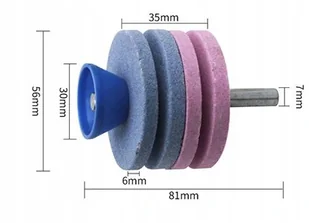 Ostrzałka do noży kosiarek podwójna na wiertarkę/wkrętarkę - Akcesoria do urządzeń ogrodniczych - miniaturka - grafika 6