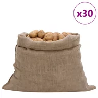 Plecaki - vidaXL Worki jutowe, 30 szt., 100x110 cm, 100% juta, 220 g/m² - miniaturka - grafika 1