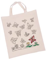 Zabawki kreatywne - Goki Torba do kolorowania Motylki - torba - miniaturka - grafika 1