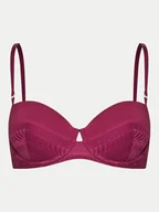 Biustonosze - Calvin Klein Underwear Biustonosz balkonetka 000QF7543E Fioletowy - miniaturka - grafika 1