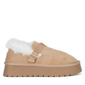 Kapcie damskie - Kapcie Beverly Hills Polo Club WSX23-08 Beżowy - miniaturka - grafika 1