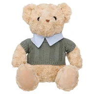 Maskotki i pluszaki - Chinchilla, Miś Sweter Zielony, 20 Cm - miniaturka - grafika 1