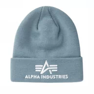 Odzież taktyczna i umundurowanie - Czapka zimowa Alpha Industries 3D Beanie 168910 134 - Szaro-Niebieska - miniaturka - grafika 1