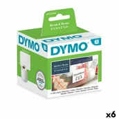 Etykiety do drukarek - Etykiety do Drukarki Dymo S0722440 54 x 70 mm LabelWriter™ Biały (6 Sztuk) - miniaturka - grafika 1