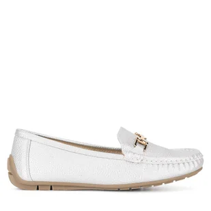 Mokasyny Clara Barson WYL0311-XX1 Srebrny - Mokasyny damskie - miniaturka - grafika 1