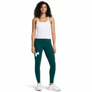 Spodnie sportowe damskie - Damskie legginsy dzianinowe Under Armour Campus Legging - zielone - UNDER ARMOUR - grafika 1
