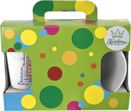 Miseczki i talerzyki dla dzieci - Karolina Garnitur śniadaniowy dla dzieci Fitness 3 el. - miniaturka - grafika 1