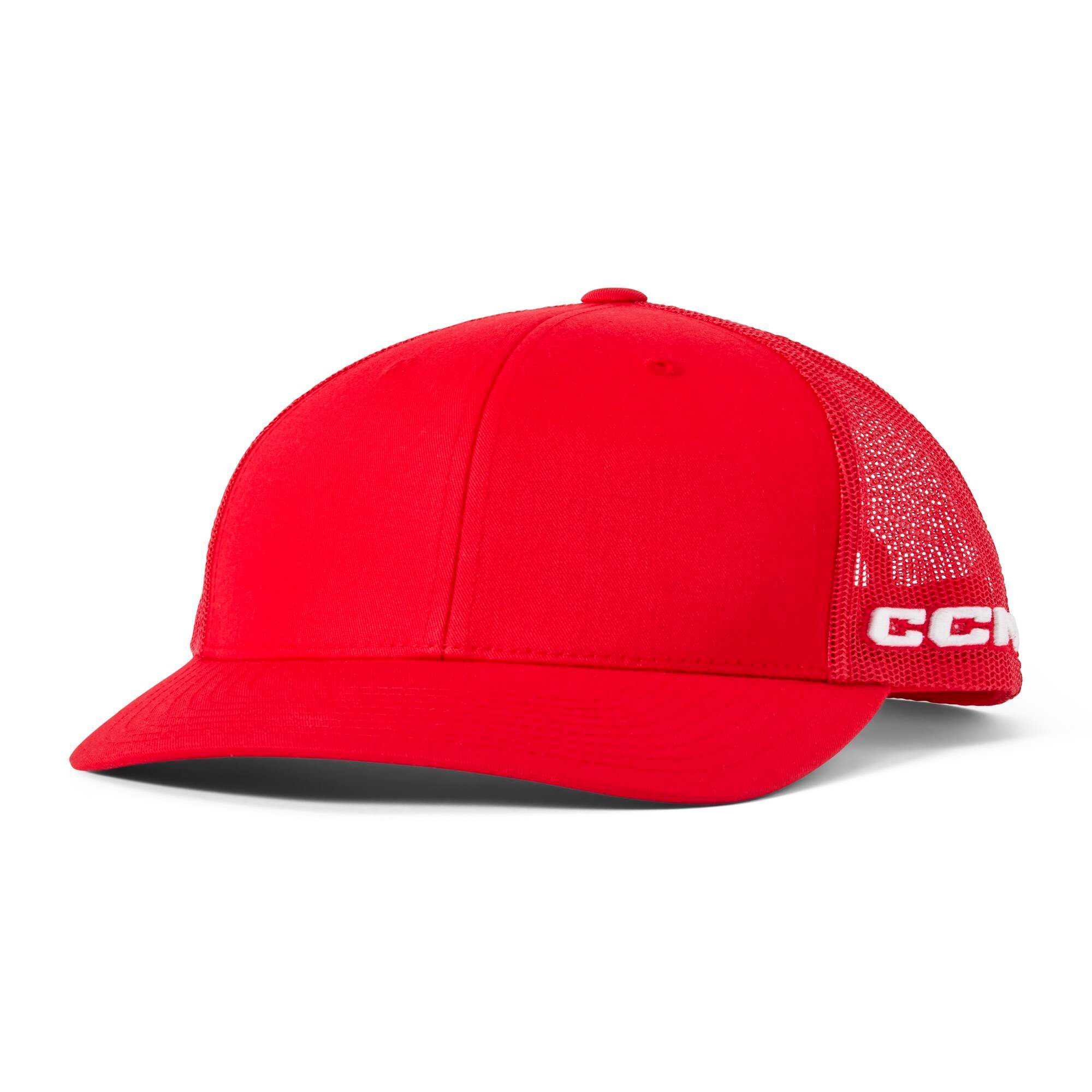 Męska czapka z daszkiem CCM Team Meshback Trucker Red