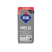 Zaprawy budowlane - Podkład podłogowy samopoziomujący MMS 60 25 kg Atlas - miniaturka - grafika 1
