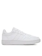 Buty dla dziewczynek - adidas Sneakersy Hoops GW0433 Biały - miniaturka - grafika 1