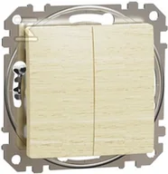 Wyłączniki światła i elektryczne - Schneider Electric Łącznik świecznikowy, brzoza SEDNA ELEMENTS - miniaturka - grafika 1