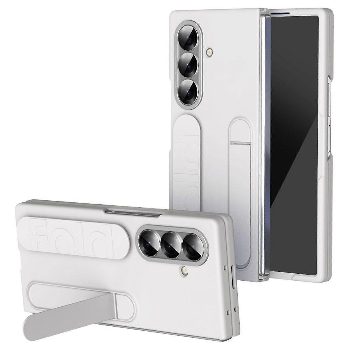 Do Samsung Galaxy Z Fold7 5G Etui na telefon Podpórka Opaska na nadgarstek PC Silikonowa osłona telefonu komórkowego Biały