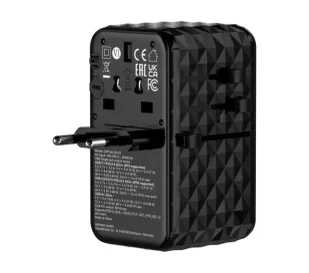 Verbatim 32127 Travel Diamond 85w Universal 4x USB-C / 1x USB-A - Akcesoria podróżnicze - miniaturka - grafika 2