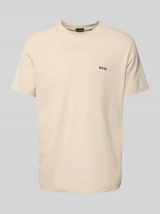 T-shirt z nadrukiem z logo - Koszulki męskie - miniaturka - grafika 1