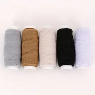 Pasmanteria - TEMU 5szt. Kolorowe Elastyczne Nici do Szycia - Ultra-Cienkie 0.6mm, Wysoka Elastyczność Poliestrowa dla Majsterkowanie Odzieży i Akcesoriów - Trwałe - miniaturka - grafika 1