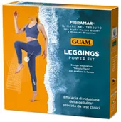 Balsamy i kremy do ciała - Guam Leggings Power Fit BLU COBALT modelujące leginsy wyszczuplająco-antycellulitowe niebieskie L/XL - miniaturka - grafika 1