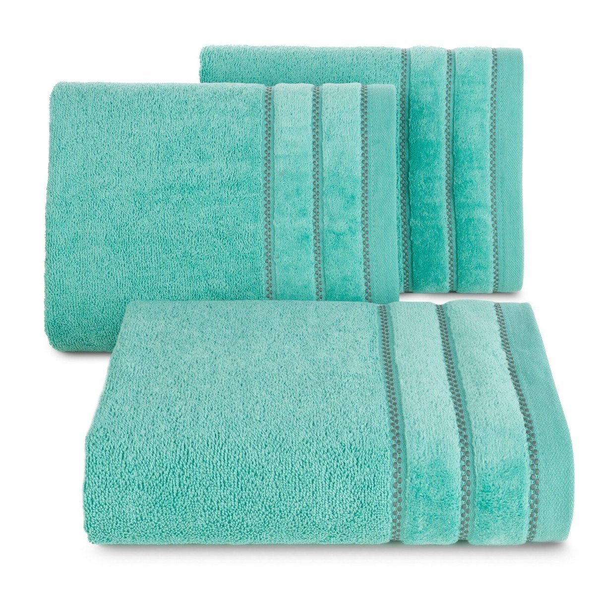 Ręcznik Dona 30x50 cm miętowy szybkoschnący i elegancki