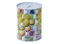 Skarbonki - Skarbonka duża metalowa waluta Euro - miniaturka - grafika 1