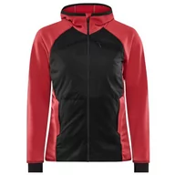 Bluzy sportowe damskie - Bluza damska Craft ADV Hybrid Rozmiar: M / Kolor: czerwony/czarny - miniaturka - grafika 1