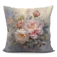 Poszewki na poduszki - Poszewka dekoracyjna welwetowa z dwustronnym nadrukiem, rozmiar 40x40 cm, Parisa - miniaturka - grafika 1