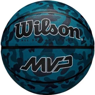 Piłka koszykowa WILSON MVP CAMO BSKT BLUE (Rozmiar 7) - Koszykówka - miniaturka - grafika 1
