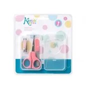 Szczoteczki do zębów dla dzieci - Kiokids Kiokids Zestaw do manicure różowy - miniaturka - grafika 1