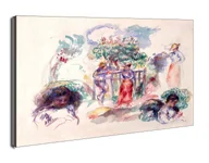 Obrazy i zdjęcia na płótnie - Figures under a Tree, Auguste Renoir - obraz na płótnie Wymiar do wyboru: 100x70 cm - miniaturka - grafika 1