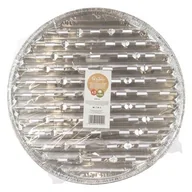 Naczynia i sztućce jednorazowe - Tacka grillowa aluminiowa okrągła 34 cm 3 sztuki - miniaturka - grafika 1