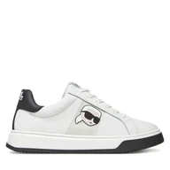 Buty dla chłopców - Sneakersy Karl Lagerfeld Kids Z30380 S Biały - miniaturka - grafika 1