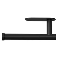 Akcesoria łazienkowe - AGAS Uchwyt WC EA-3 czarny 4,5x16,5 - miniaturka - grafika 1