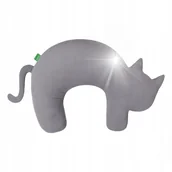 Poduszki do karmienia - PODUSZKA DO KARMIENIA piersią Meow Velvet Grey - miniaturka - grafika 1