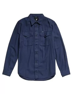 G-STAR RAW Męska koszula granatowa, Niebieski (Sartho Blue Gd D20165-d454-b597), XL - Koszule męskie - miniaturka - grafika 1