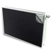 Dekoracje domu - magnes mata magnetyczna kaloryfer dekor czarna skóra - miniaturka - grafika 1