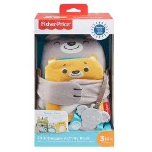 FISHER PRICE MIĘCIUTKA KSIĄŻECZKA SENSORYCZNA ZWIERZĄTKA - Zabawki interaktywne dla dzieci - miniaturka - grafika 1