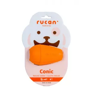 Rucan Conic Medium Orange - M, średnio twarda, pomarańczowa zabawka na przysmaki dla psa - Zabawki dla psów Rucan Conic Medium Orange - M, średnio twarda, pomarańczowa zabawka na przysmaki dla psa - Zabawki dla psów - miniaturka - grafika 1