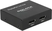 Rozgałęźniki - Delock Splitter 1x DisplayPort - 2x DisplayPort (87691) - miniaturka - grafika 1