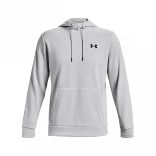 Męska bluza treningowa nierozpinana bez kaptura Under Armour UA Armour Fleece 1/4 Zip - biała - UNDER ARMOUR - Bluzy sportowe męskie - miniaturka - grafika 1