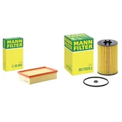 Filtry powietrza - MANN FILTR POWIETRZA MANN C30005 VW TOURAN 1.6 TDI 15-, AUDI TT (FV3) 1.8 TFSI 15-, SKODA OCTAVIA 15- - miniaturka - grafika 1