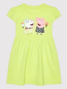 Sukienki i spódniczki dla dziewczynek - Name it Sukienka codzienna PEPPA PIG 13201306 Żółty Regular Fit - miniaturka - grafika 1